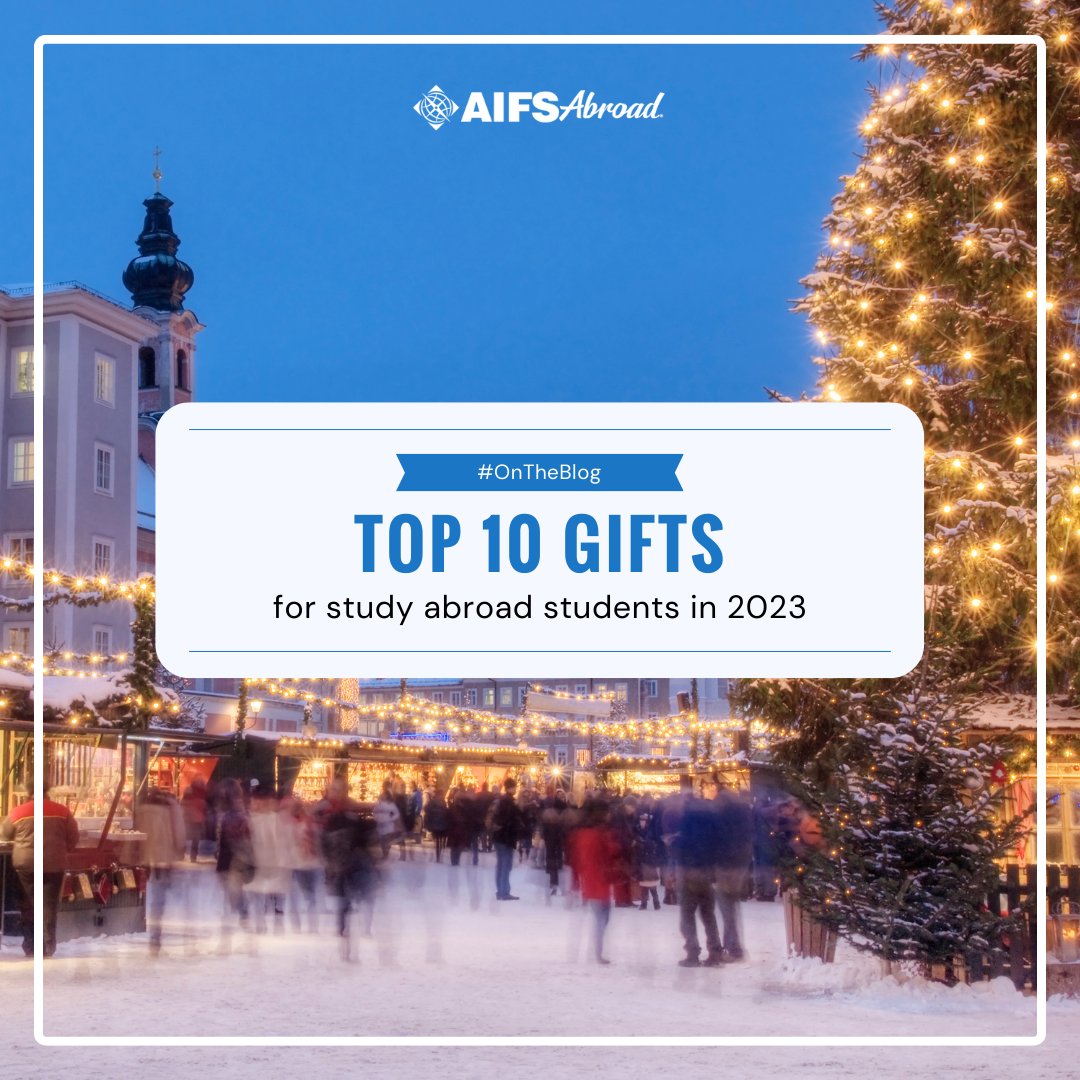 Searching for a gift for someone in your life who loves traveling or will study abroad in 2023? 🎁✨🗺 Don’t miss these amazing gift options for international travelers. ➡ bit.ly/3FdS6N2
