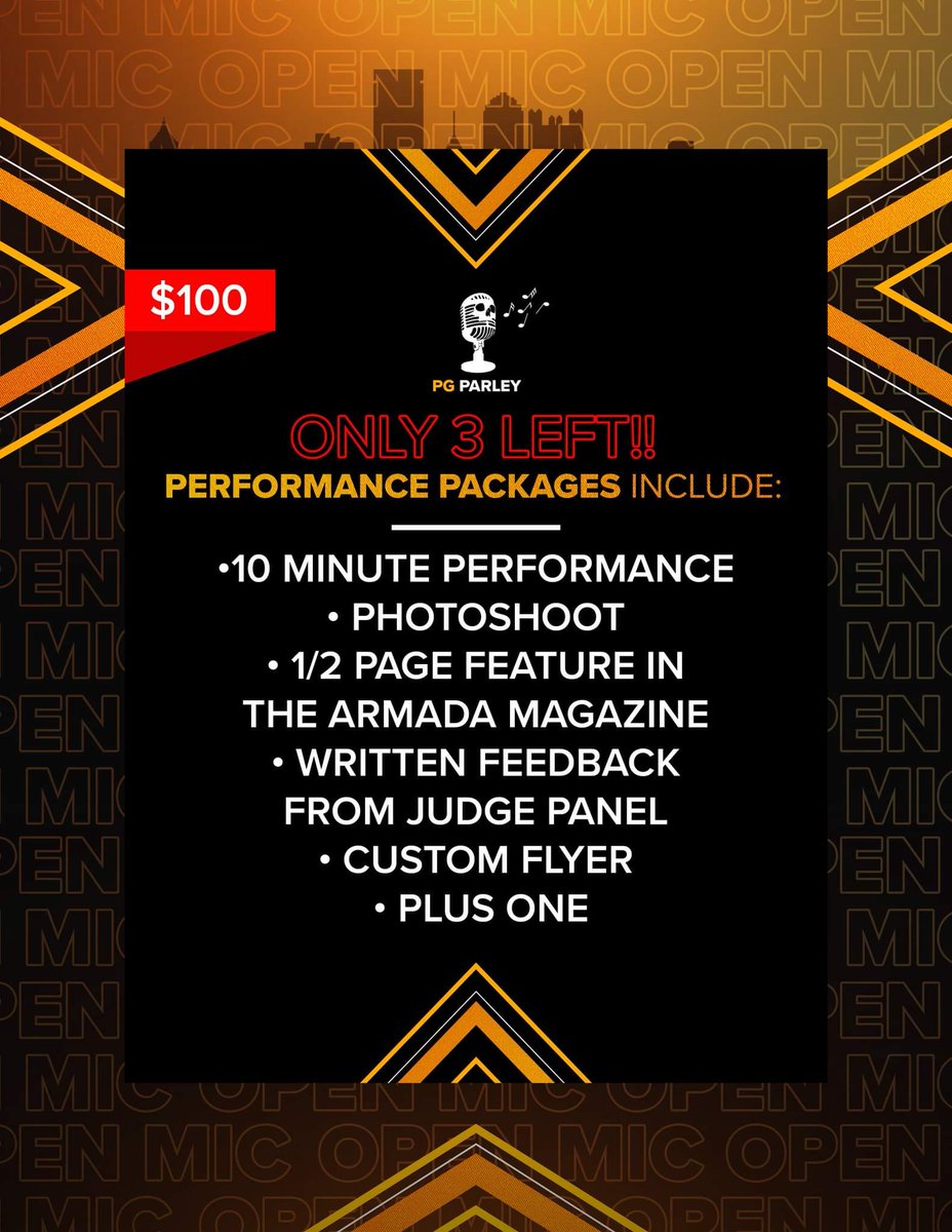 PGEntLLC's tweet photo. THREE MORE SPOTS LEFT 🏴‍☠️🎤

Deadline ends 12/16 

Who wants a chance to win $500? https://t.co/WB35xsMap9