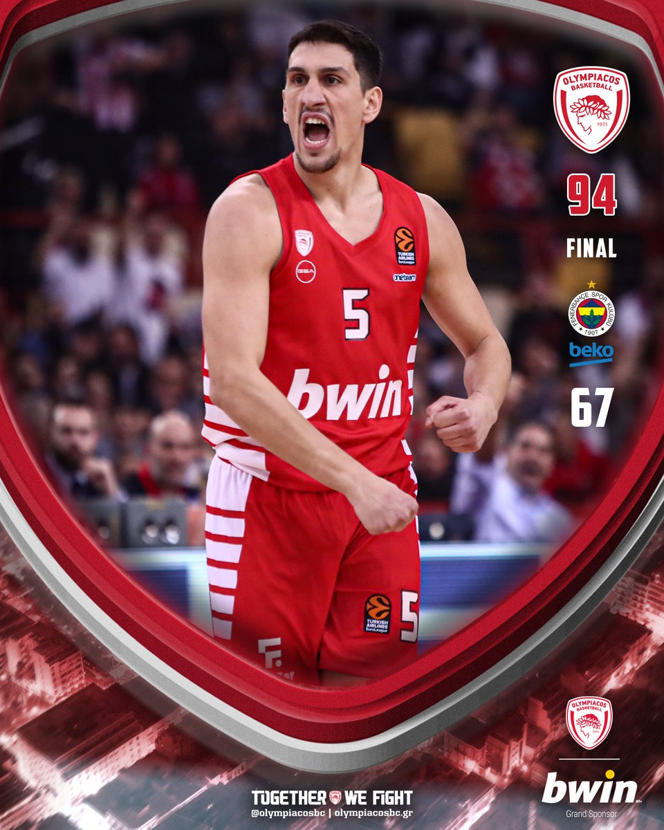 olympiacosbc's tweet photo. 𝐓𝐇𝐈𝐒 𝐈𝐒 𝐏𝐈𝐑𝐀𝐄𝐔𝐒! 🔴⚪
#OlympiacosBC #WeAreOlympiacos #TogetherWeFight https://t.co/uJdRZIm7WB