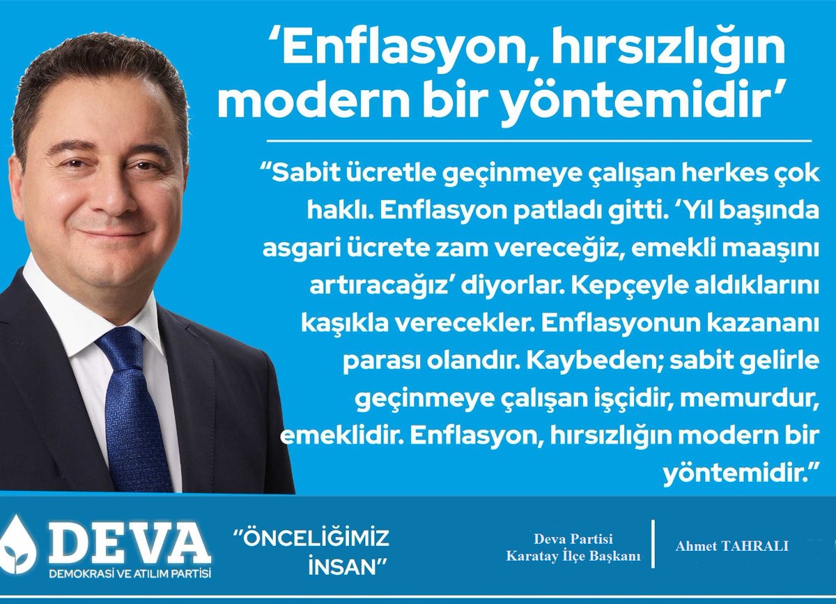 Yüksek #enflasyon da bakın kim kazanıyor? Kim kaybediyor?
@alibabacan @TahraliAhmet #eytistemiyoruz #deprem #nebati #guenaydin #asgariuecret #EytPlatformu #gramaltın #OEgretmeneEnAz25Bin #sağlıkbakanlığı #kpss2022 #MemurSatılıkDegildir #Kızılcıkserbeti @devahaberi @DevaPartisiGol