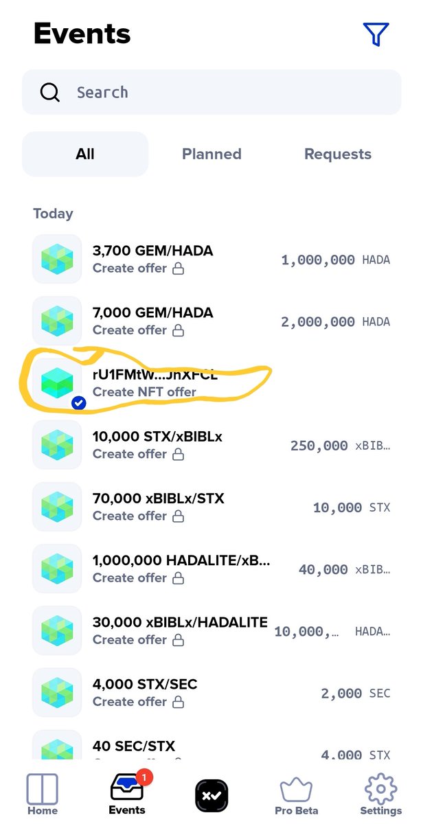 MEGAMANXRP's tweet photo. If you see a "Create NFT Offer" transaction in xumm you may want to check out the token ID on @nftmastercom π
#HadaDog #PuzzlePieces @HadaNFT https://t.co/bPbF2r2vu4