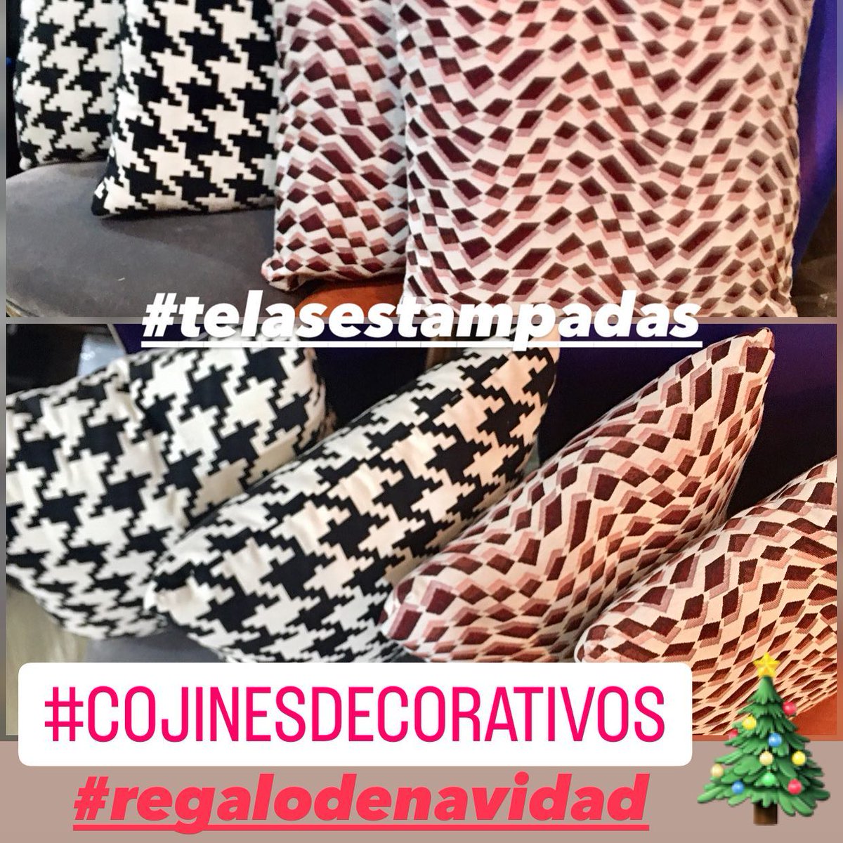AbeDecorStudio's tweet photo. #cojinesdecorativos, con #telasestampadas, #telascoloridas para la #decoracion de tus espacios ya listos para llevar como #regalodenavidad #patadegallo #blancoynegro
#abedecorstudio #paseolasmercedes https://t.co/jUiuJrTkJf