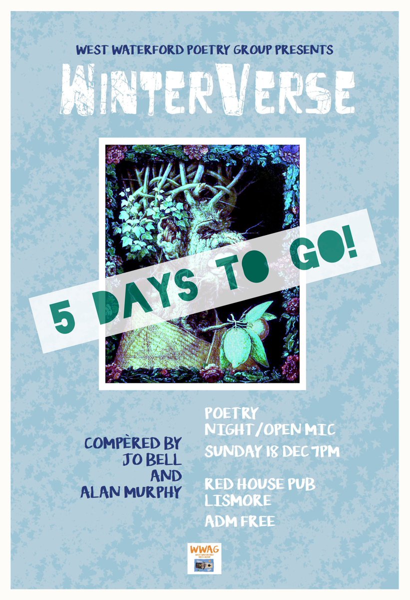 westwaterfordag's tweet photo. The countdown continues! Just 5 days to go, before #WinterVerse! We're getting excited now!

https://t.co/M3u44y5qvm https://t.co/xMyRYAvuSF