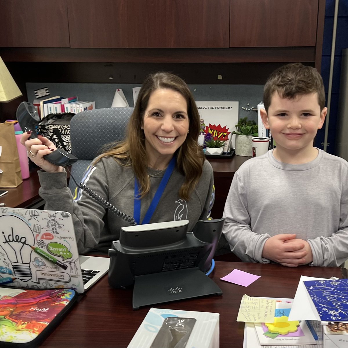 Last week’s Proud Penguin follows all of the class expectations and has been an amazing helper in his 1st grade class. WTG! #spway