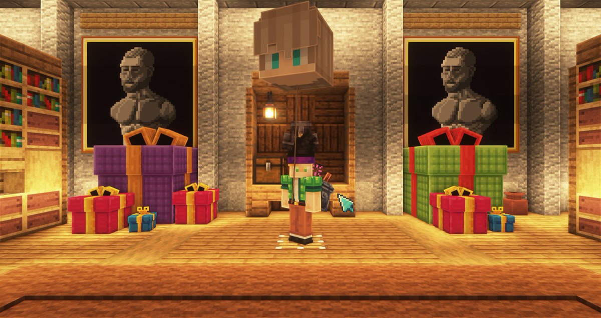 UroriaNetwork's tweet image. (Teaser 3/4) Moin Freunde! 👋

Cosmetics waren in Minecraft zuvor nur durch Mods oder Partikel möglich.
Das ändern wir!

Bei uns gibt es eine Garderobe, in welcher du dir verschiedene Cosmetics anziehen kannst.

Eine schöne Vorweihnachtszeit! #Minecraft #uroria #gaming