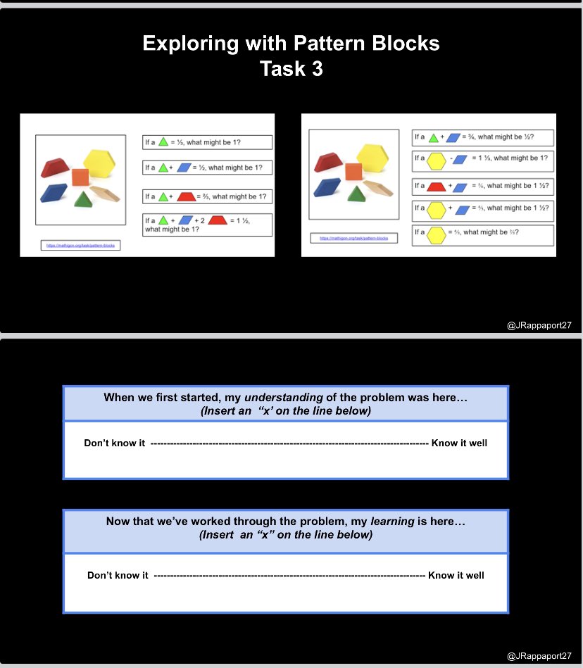 JRappaport27's tweet image. I’ve added the learning journal to guide students as they capture their learning.
@pgliljedahl @MathforLove @MrValencia24 @KirstDy @davidporas @davidpetro314 @pamseda1 @FractionTalks @BurdessAlicia @mic_epstein @shskaercher @d_martin05 @Trianglemancsd
docs.google.com/presentation/d…