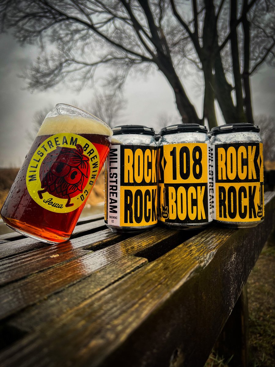 millstreambrew's tweet photo. 🤘Rock Bock🤘is available IN CANS NOW
We’ve paired up with Rock108 to bring this malty brew. Notes of caramel and biscuit take center stage while a crisp finish begs for an encore!🎤🎸
#millstream #millstreambrewing #iowabeer #iabeer #beerrelease #rock108 #canrelease #amana https://t.co/qf3eZCJVgt