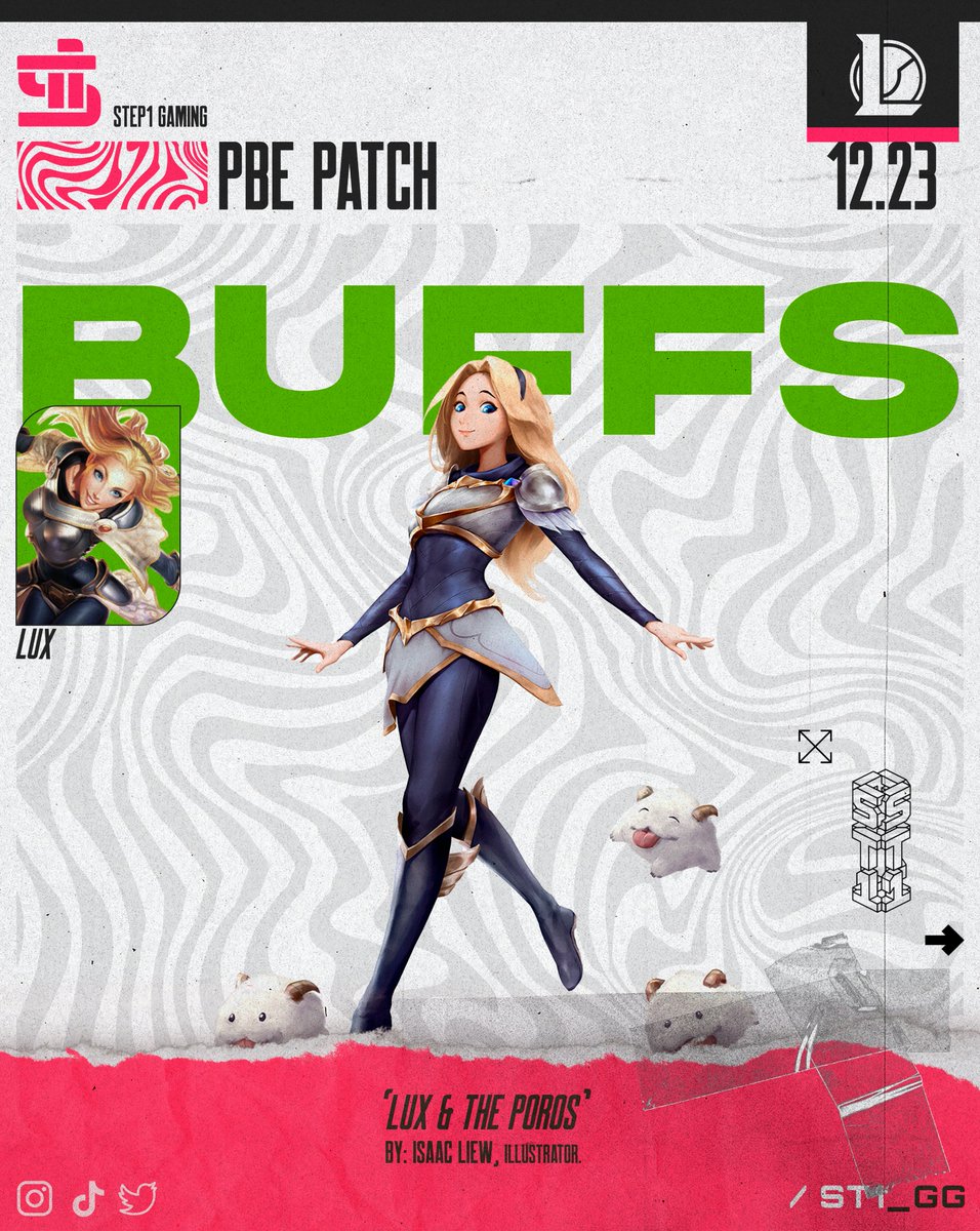 [parche 12.23] Estos son los cambios previstos a campeones para el próximo parche.
🗓️ 14/12
🎨 Fan-art Lux: <a href="/cheesewoo/">cheesewoo 🧀</a>

#leagueoflegends #leagueoflegendsnews #leagueoflegendsriotgames #leagueoflegendsfanart #skinsleagueoflegends #fanart