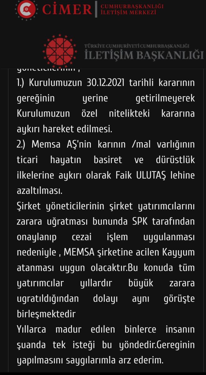 UnsalNecdet's tweet photo. Sn @omergonul,@spkgovtr  #memsa https://t.co/SFM8ppMCAk