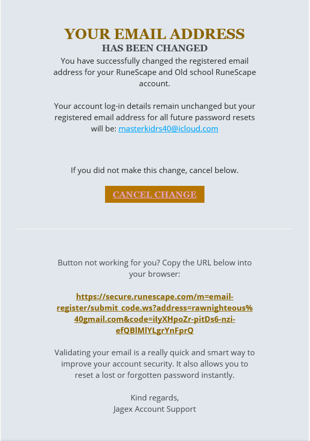 WashedUpPenguin's tweet image. Havent been on Runescape in a year and they still tryna get my account with a fake e-mail. lol @Jagex @JagexSupport. Stupid clown hacking loser fux, go drop in a dark hole and starve #runescape