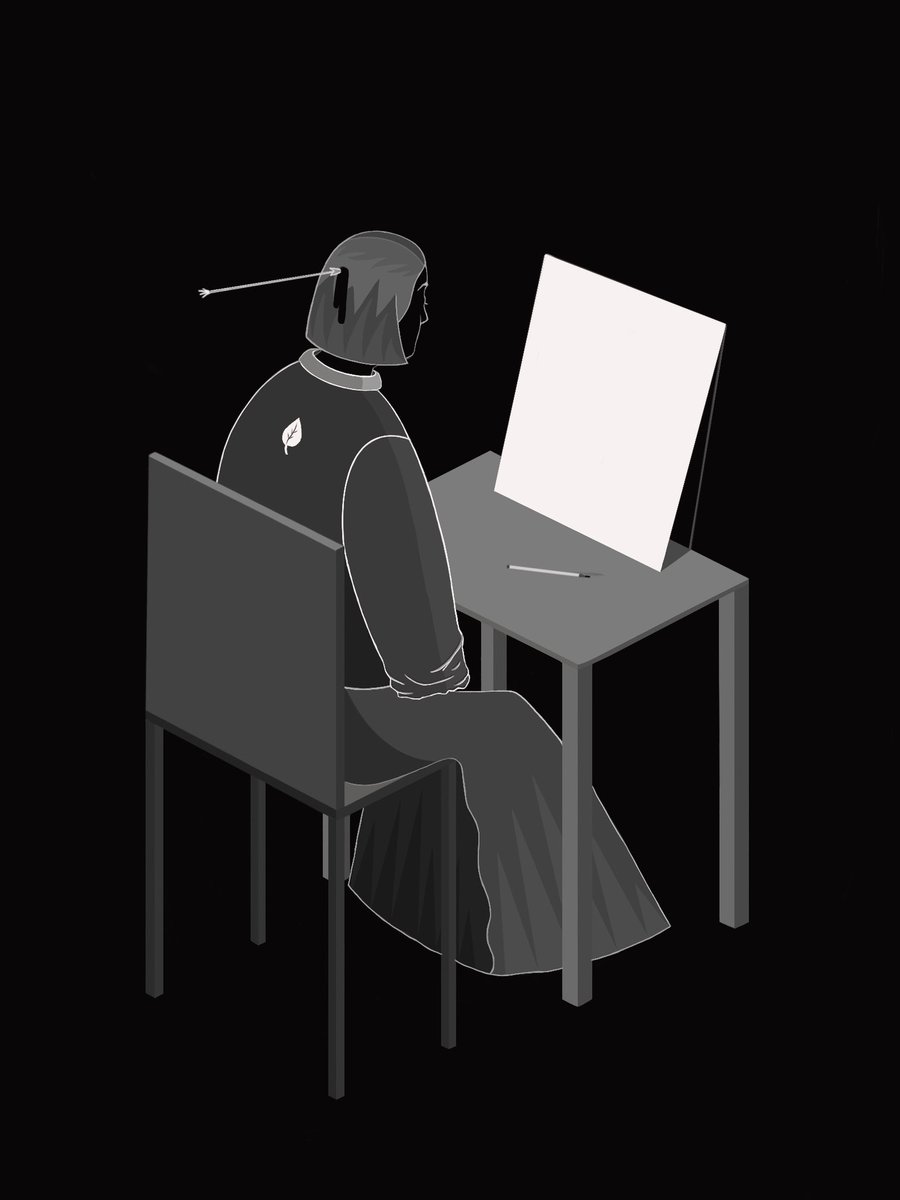 The fear of the white cloth killed her

#art #blackandwhite #Ukraine