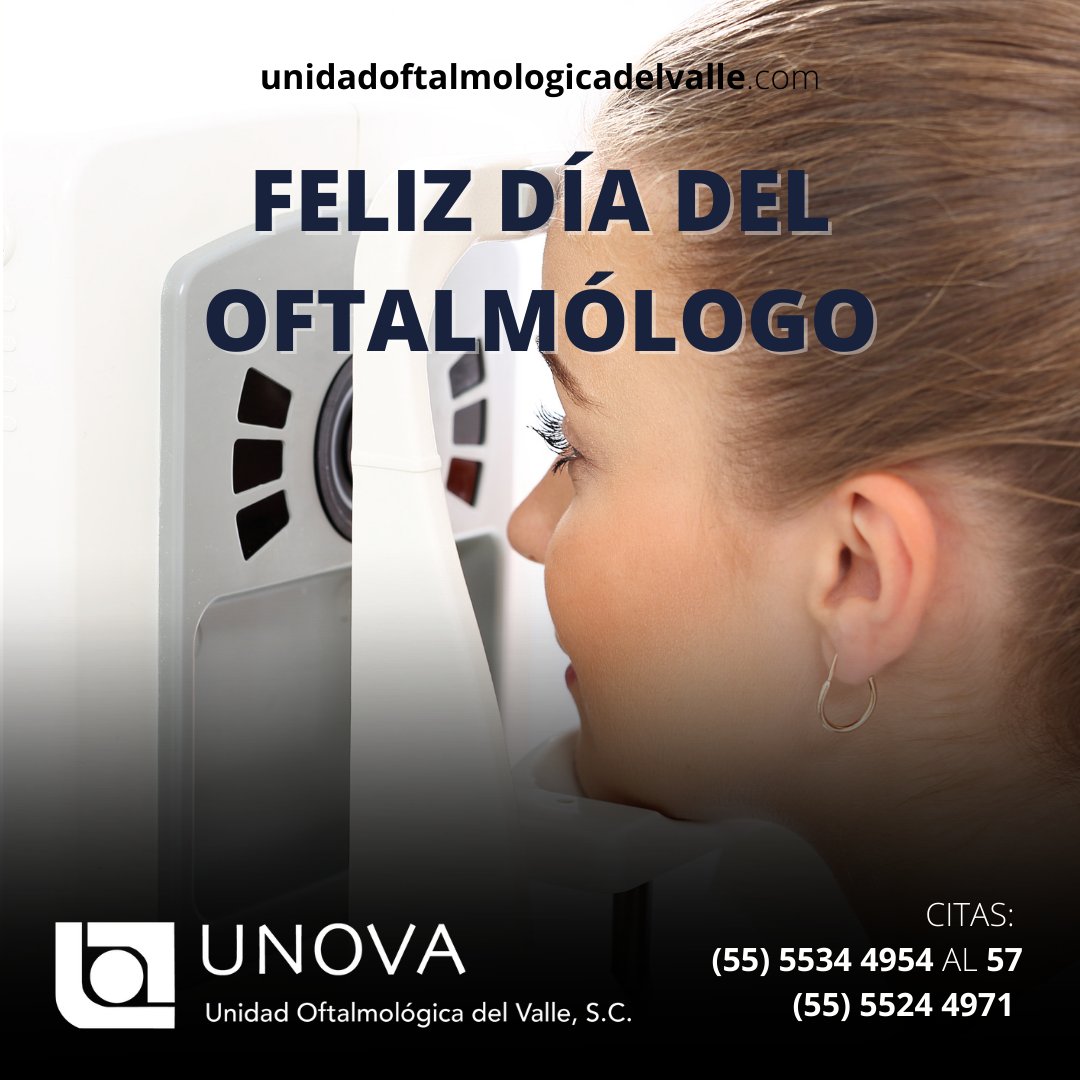 CITAS: unidadoftalmologicadelvalle.com/contacto/ 📞 Teléfonos para Citas: (55)5534 4954 al 57 y (55) 5524 4971 #UnidadOftalmológicadelValle #UnovaMX #Unova #OftalmologodelValle #Oftalmologia #Optometria #conoceladiabetes #ViviendoConDiabetes #SoyOftalmologoCertificado #LoveYourEyes