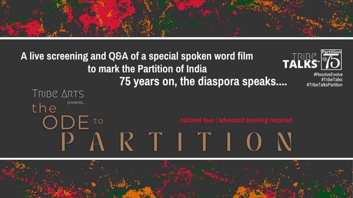 Tribe__Arts's tweet photo. NATIONAL TOUR | Book your seats to a screening &amp; Q&amp;A of special spoken word film - 1st🛑 @Kala_Sangam | 20th Dec @ 6.30pm
👇
https://t.co/Utb9Ilv63j

#TribeTalks #TribeTalksPartition75 #ResolveEvolve
#Partition #British #Empire #SpokenWord #Bradford2025 #Leeds2023 https://t.co/uUSceUpS6y