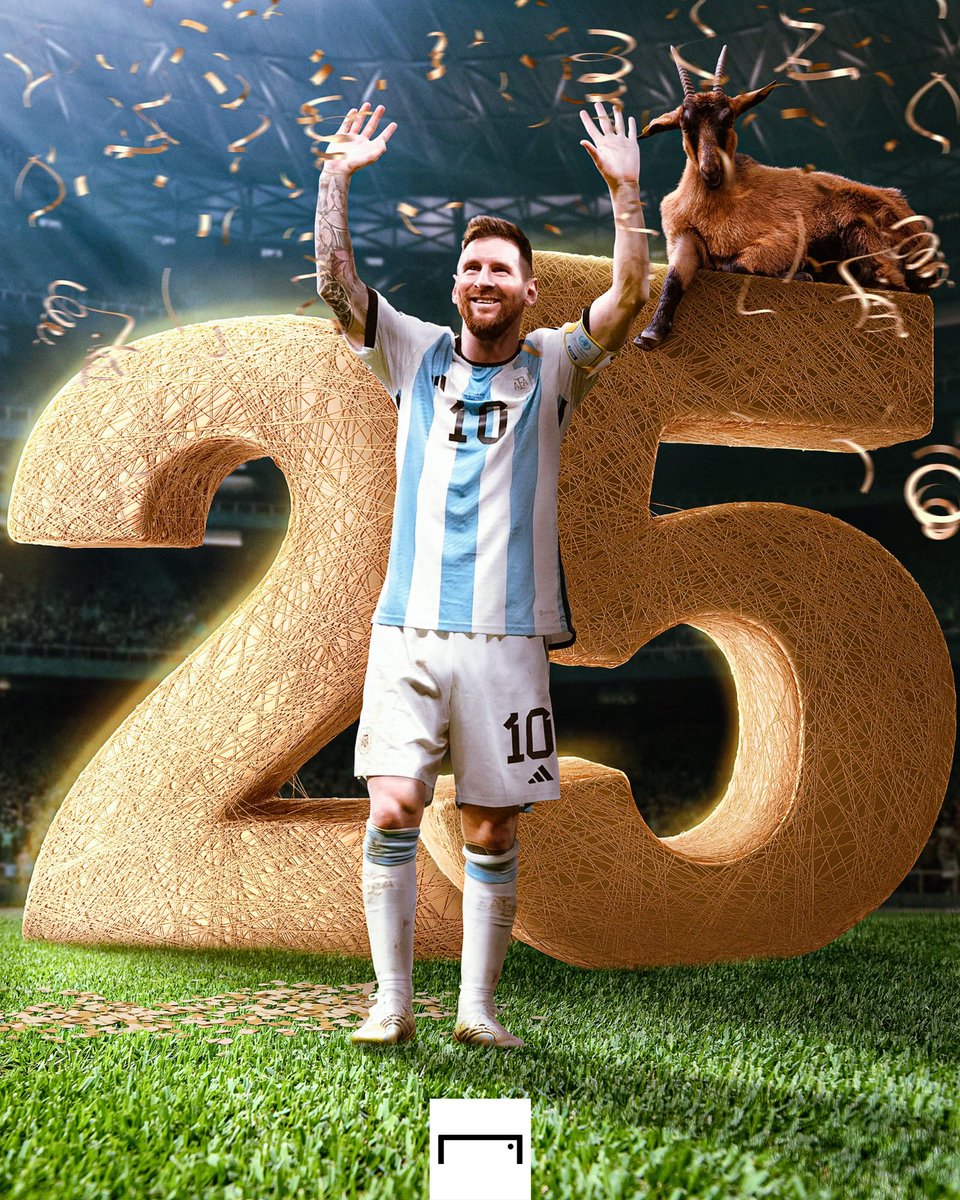 GOALcomSA's tweet photo. No man has more World Cup appearances than Lionel Messi 🐐 https://t.co/KRzXG6FXXf