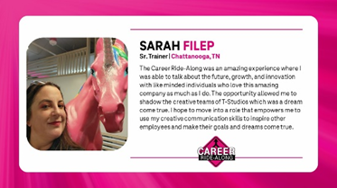 At <a href="/TMobile/">T-Mobile</a>, we are all about career development! I can’t think of a more fun place to shadow than with the Creative Team of T-Studios. What a cool opportunity! Cannot wait to see you #LeadAndInspire with your creativity and storytelling skills!