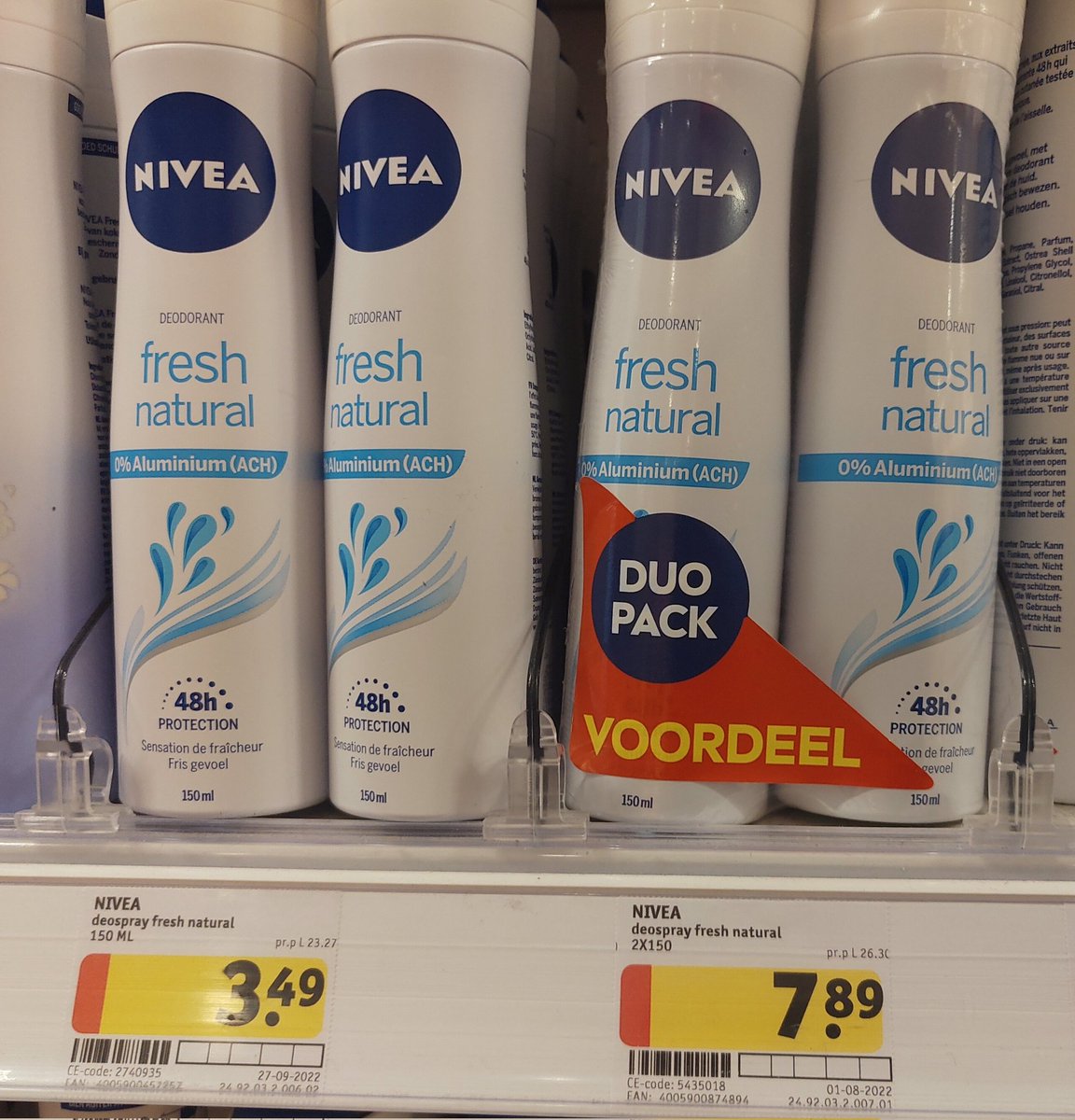 hannah_e_c_'s tweet photo. 3,49€ + 3,49€ = niet 6,98€ maar blijkbaar het veel voordeligere 7,89€! 🤔
Lol @KruidvatBelgie https://t.co/CsHB17YIsc