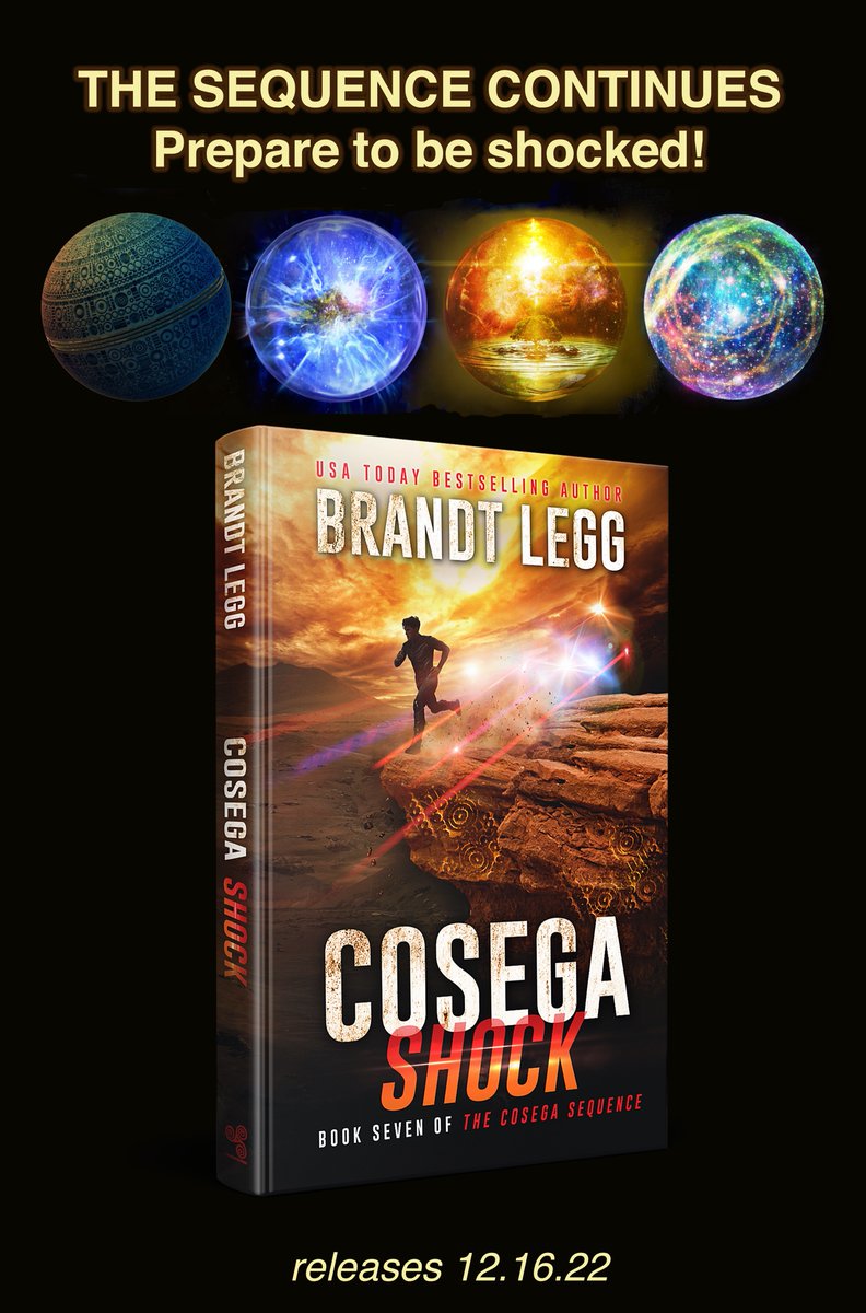 Book Seven of the Cosega Sequence
Available 12.16.22
Preorder now!
amazon.com/dp/B0B2N7WTDP