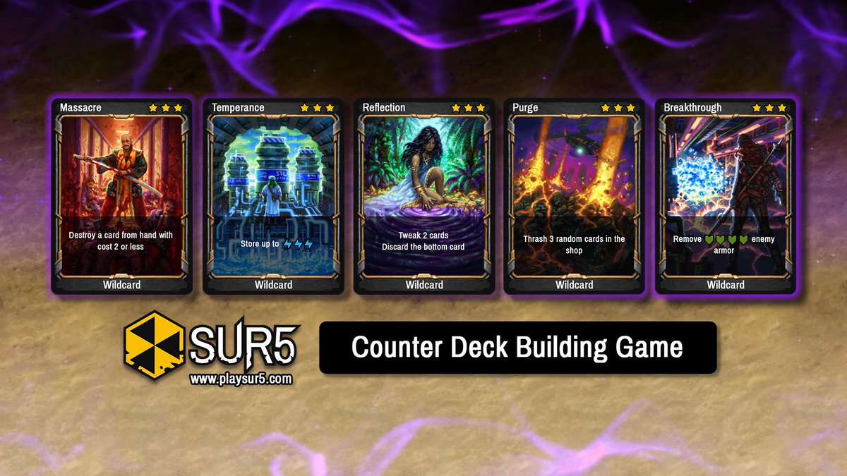 Wildcards are waiting for you at any point during the game. While their effects don't look strong, they can turn losing game around! 🏆 #deckbuilding #cardgames #freetoplay