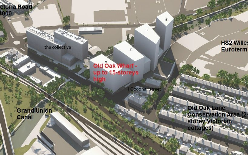 NoNW10dump's tweet photo. Imagine you had a nice 2-up 2-down &amp; someone applied to put a 15-story tower next to it, ruining your area. Imagine your outrage when you find there isn’t ONE SINGLE councillor to speak up for you during the planning process. That’s what we face with the #OPDC in OldOak. 1/2 https://t.co/kwqmPMdl21