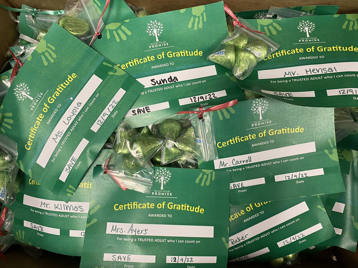 j0elmorales's tweet photo. Our @hprhs_save members made Certificates of Gratitude to thank all of our @HPRwildcats teachers last week! We are so thankful for everything that they do! 🙌 @JonTallamy @becky_sarno @BrianEmmaHP #hprwildcats #TopofNJ #HonorWithAction #HPSAVE @NATIONALSAVE @sandyhook https://t.co/3xVnHdBgSA