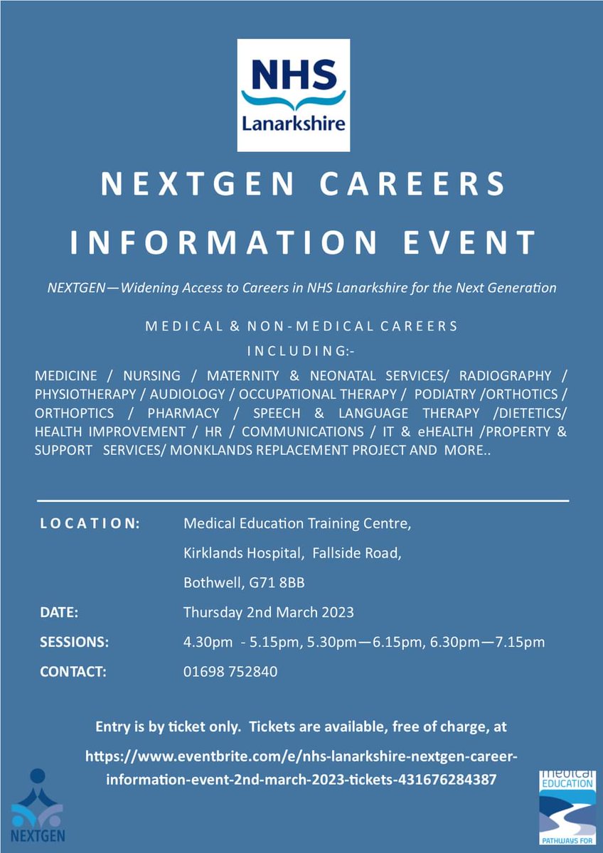 Fantastic careers event, come along and chat to some amazing staff