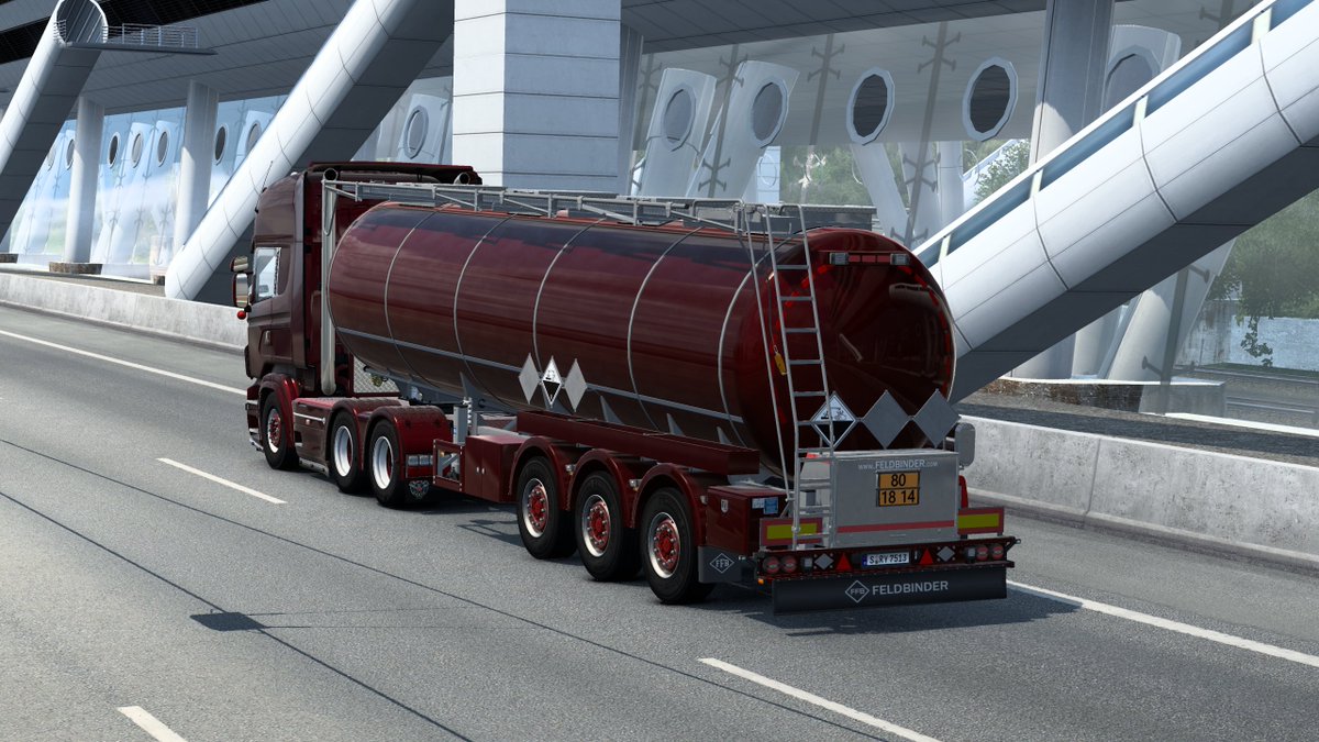BlueCollarJedi's tweet photo. ADR run from Frankfurt to Calais.

#Feldbinder
@SCSsoftware https://t.co/7rDwE2pZZ8