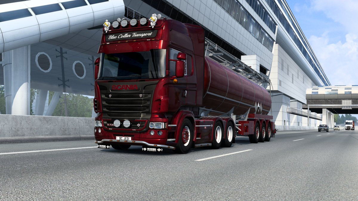 BlueCollarJedi's tweet photo. ADR run from Frankfurt to Calais.

#Feldbinder
@SCSsoftware https://t.co/7rDwE2pZZ8