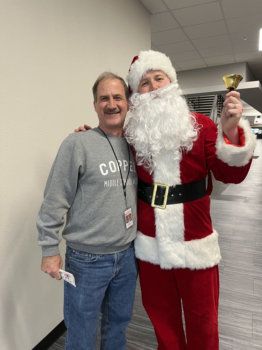 John Smetzer (@mr_smetzer) on Twitter photo Awesome day!! We had carolers and a visit from Santa! A shout out to choir and a big thank you Admin for the snack delivery today! ā¦<a href="/CMSWestWrangler/">Coppell Middle School West</a>ā© Awesome day!! We had carolers and a visit from Santa! A shout out to choir and a big thank you Admin for the snack delivery today! ā¦<a href="/CMSWestWrangler/">Coppell Middle School West</a>ā©