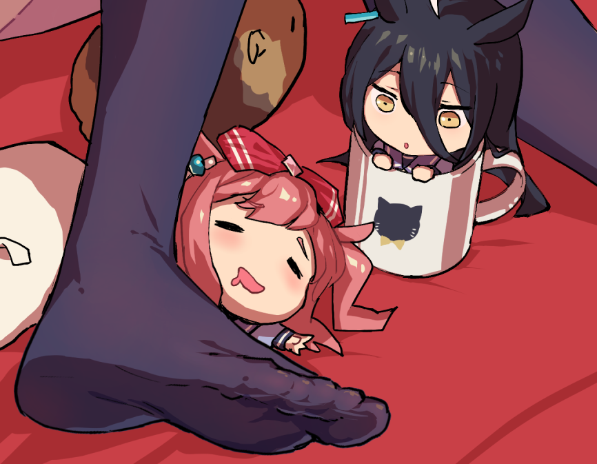 アグネスデジタル(ウマ娘) ,マンハッタンカフェ(ウマ娘) 「 」|Nachtのイラスト