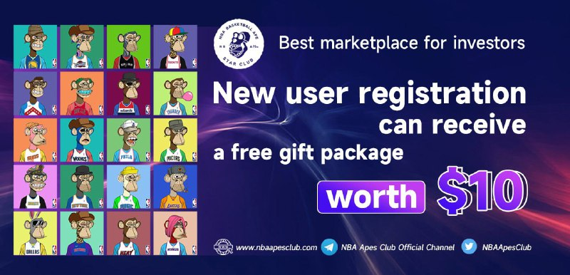 pseeker222's tweet photo. NBA Apes is available. Sign up to get $10❤️
Official website👉👉: https://t.co/JPN4ya8TZ0
Telegram Team👉👉: https://t.co/iHdOX47mXj

#nft #nfts #nftart #nftcommunity #nftcollection #nftcollector #nftartist #painting #nba #opensea #crypto #blockchain https://t.co/dQs7Vwb7Cm