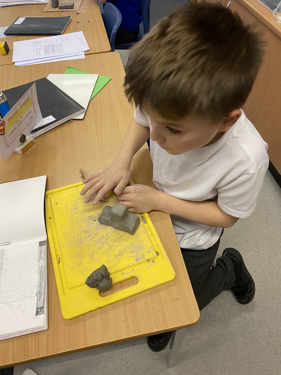 HighViewY4's tweet photo. As part of our #art focus this half term, we’ve looked at sculpture. We have designed our own sculpture from our trip to #YorkshireSP and have made our designs. Next step is to photograph them in our own version of YSP! https://t.co/TFW0SlBmpk