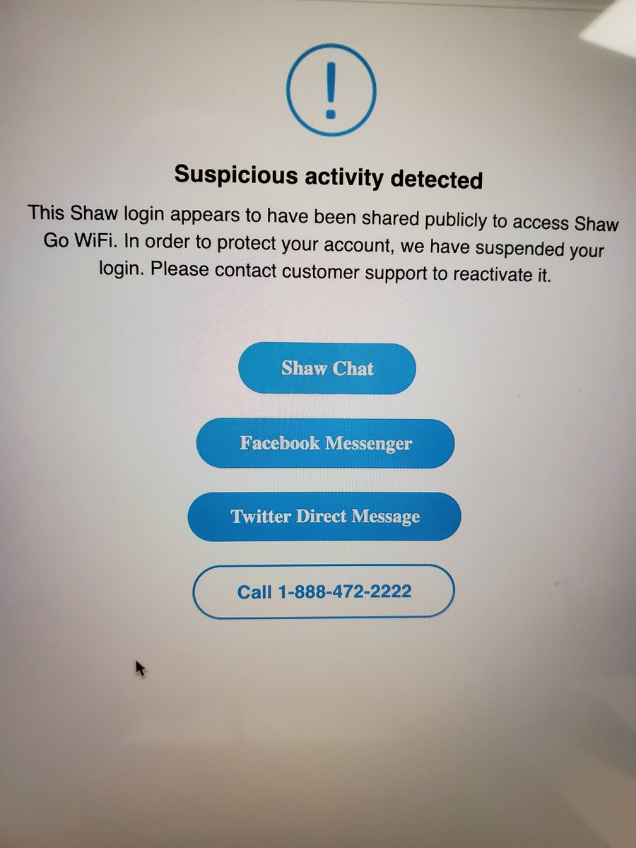 polliewog's tweet photo. @ShawInfo this has been going on for weeks.
I've called multiple
Why can't #shawcable let me access my account at #myshaw
You can sure access my #payments when they're due.
But I can't access my services https://t.co/5bPE8dliHp