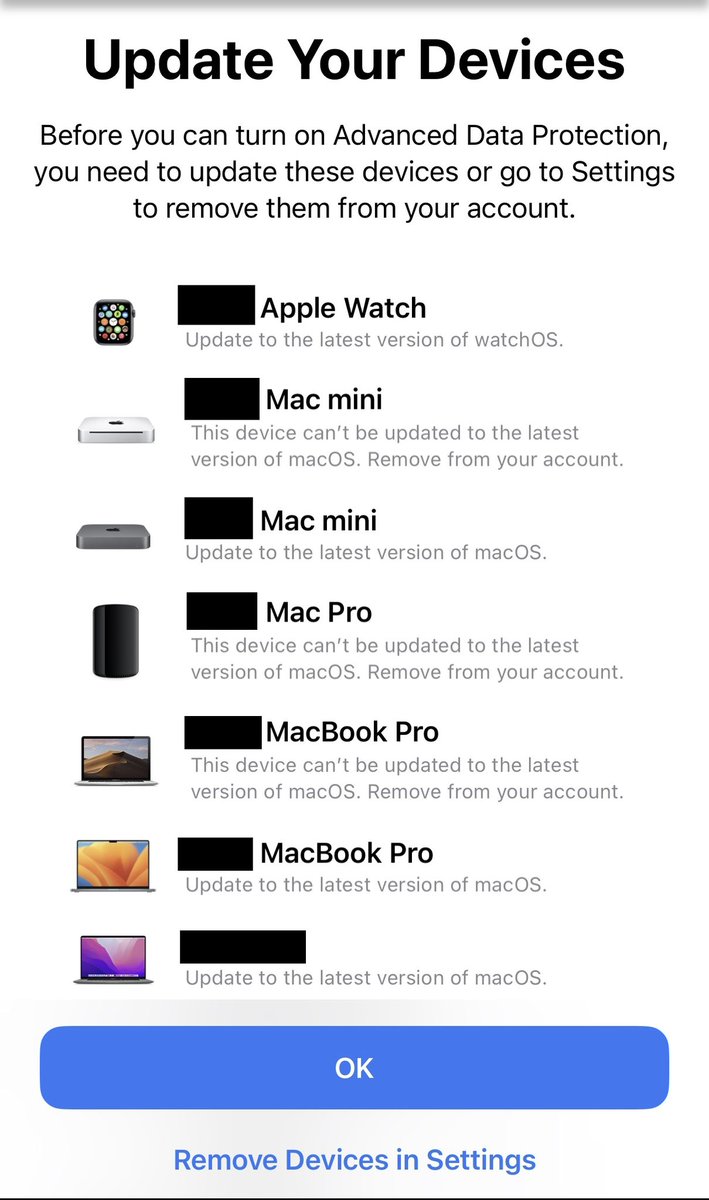 the_modern_mac's tweet image. Update or remove? 😩

#AdvancedDataProtection #ios #ios16