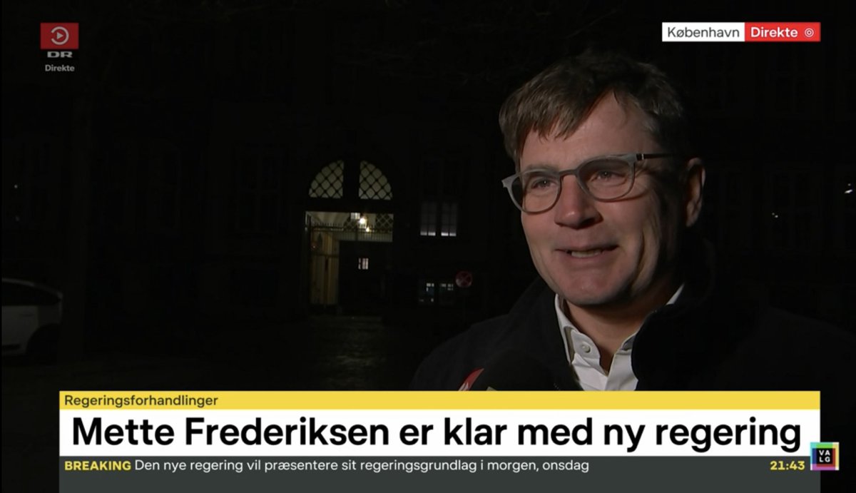 BrianAMikkelsen's tweet photo. Smilet var stort, da jeg talte med @DRNyheder. For vi har fået en reformregering med klare ambitioner om at gøre Danmark klar til fremtiden. Det er en god nyhed for Danmark og #dkbiz. #dkpol https://t.co/frxMqcH0FZ