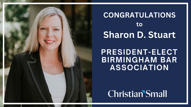 ChristianSmall's tweet photo. Congratulations to Partner Sharon D. Stuart elected President-Elect of the @Birmingham_Bar  Well Done! #nonstopadvocates   https://t.co/AGXPniqCJC https://t.co/VATBm2o7tt