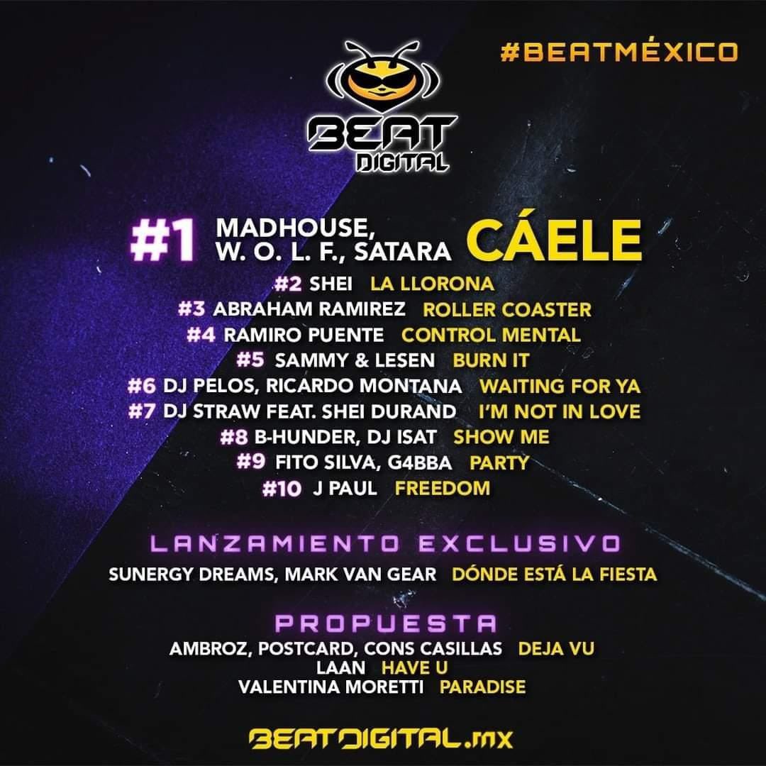 Estamos en el #1 en la estación de electrónica mexicana <a href="/beat1009/">Beat 100.9</a> - se siente muy chilo llegar a este trip. 🫡🥇❤️‍🔥