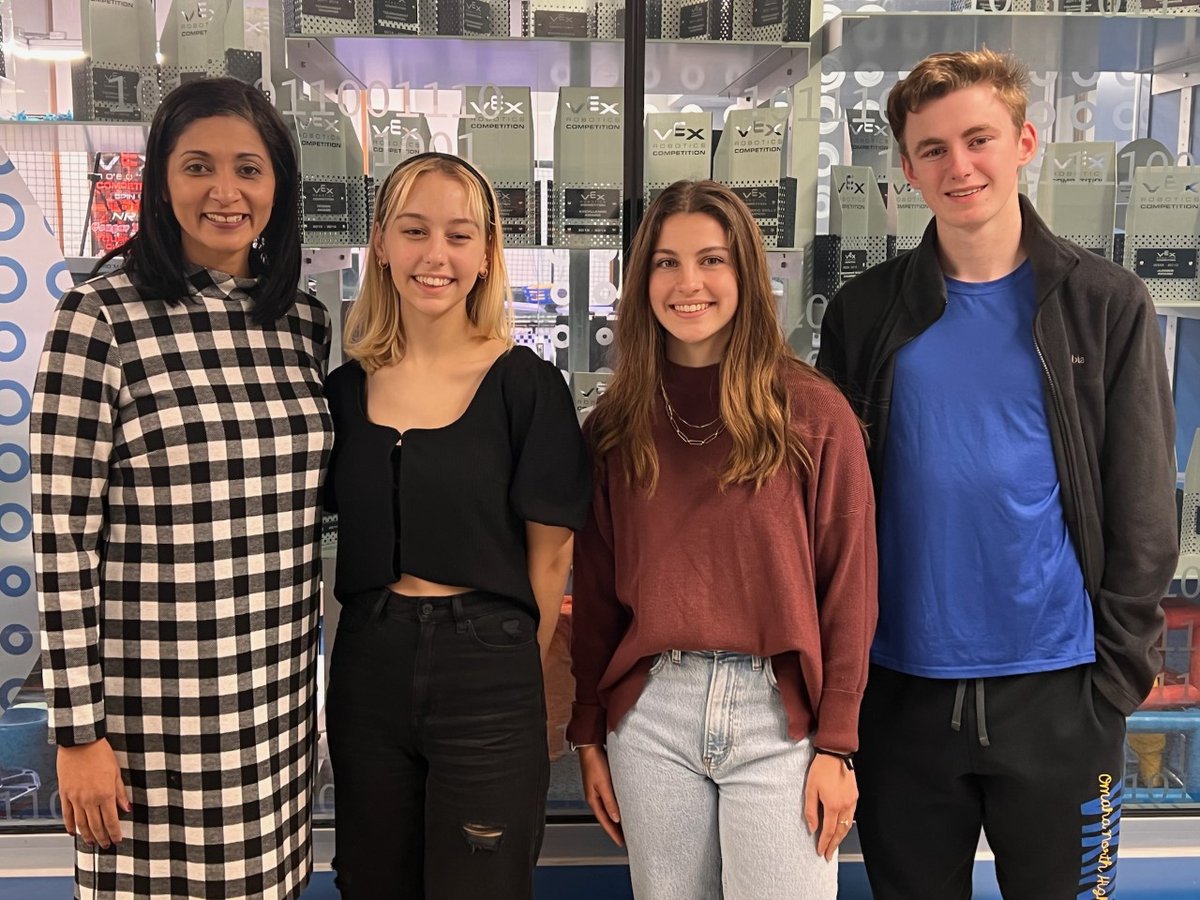 Three members of the Cross Country team! Bowen and Nayera are 4 year runners and Sophia has been a manager the last couple of seasons! We are so proud of the way they represent our team and school. What an honor! #VUP