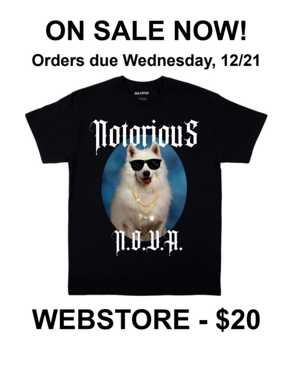 Place your order today for a t-shirt featuring yours truly! Thanks for supporting Senior Class Board! 💙