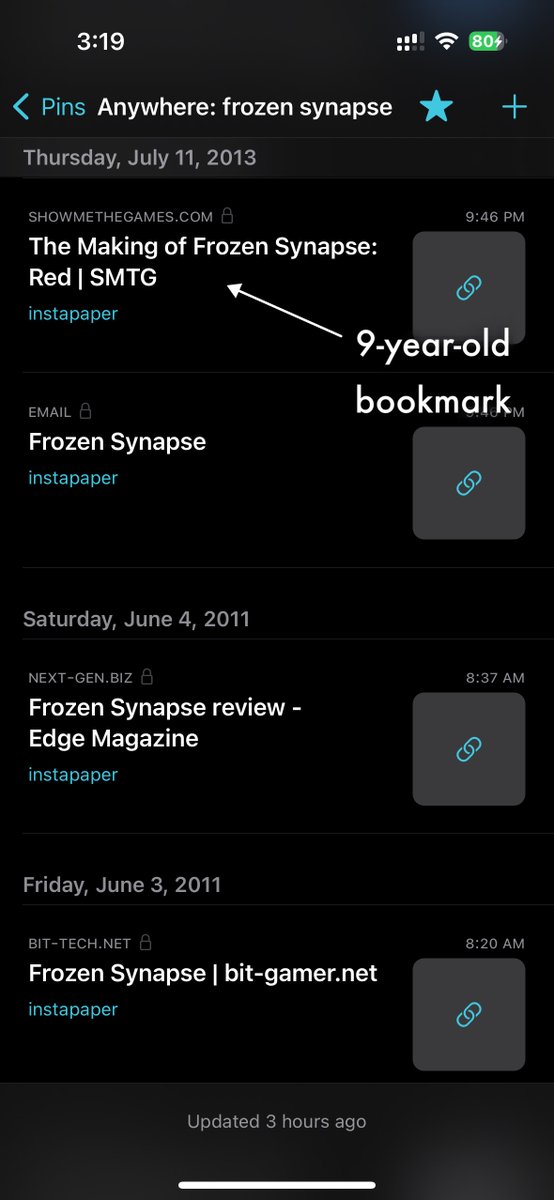Pins for Pinboard tweet media