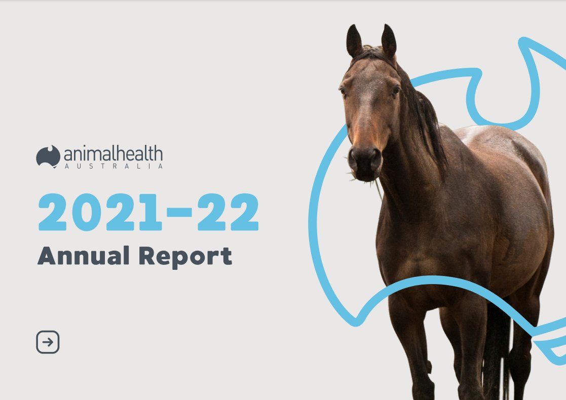 drbethcookson's tweet photo. Animal Health Australia (AHA) @animalhealthAUS brings together government and industry to deliver outcomes that strengthen and protect Australia's animal health and biosecurity systems.  Read the AHA Annual Report for 2021-22: https://t.co/dDFmuymxj1 
@DAFFgov @MarkSchipp https://t.co/K82jrZg3GQ