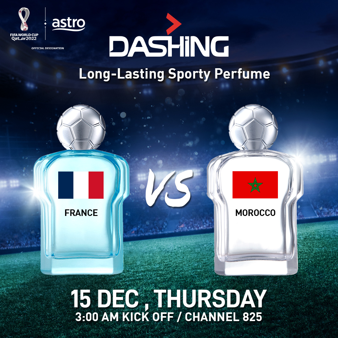 ASTROARENA's tweet photo. Hanya satu pasukan yang akan mendapat tempat di Final Piala Dunia Qatar 2022! 

Siapa diantara France dan Morocco bakal mengisi tempat di final? 🤔

#DASHINGMY #DASHINGJuventus #DASHINGBolaland #LongLastingSportyPerfume https://t.co/YHhJ3r5wWU