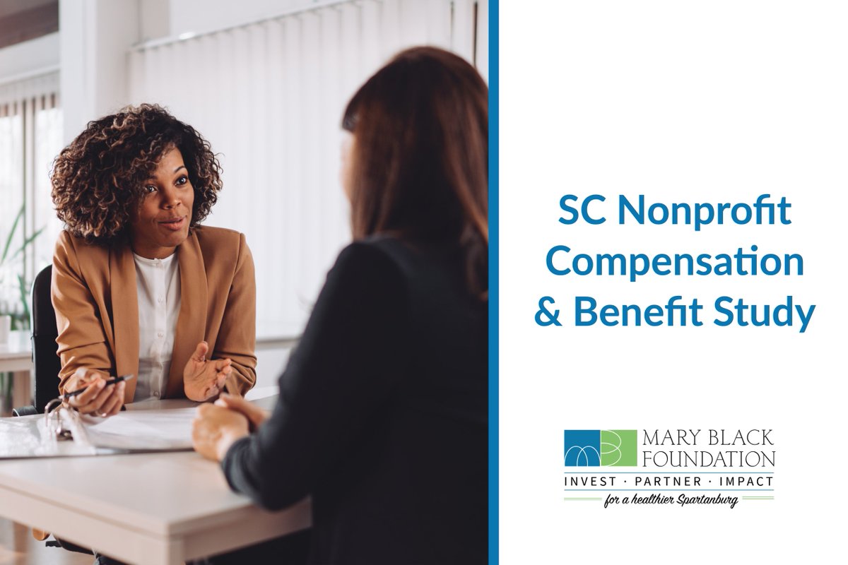 The first statewide nonprofit compensation study in a decade conducted by <a href="/TogetherSC/">Together SC</a> &amp; funded in part by the Spartanburg Joint Funders, found pay &amp; benefit disparities that indicate a critical need for funding to attract, invest in &amp; retain quality staff. maryblackfoundation.org/2022/12/13/com…