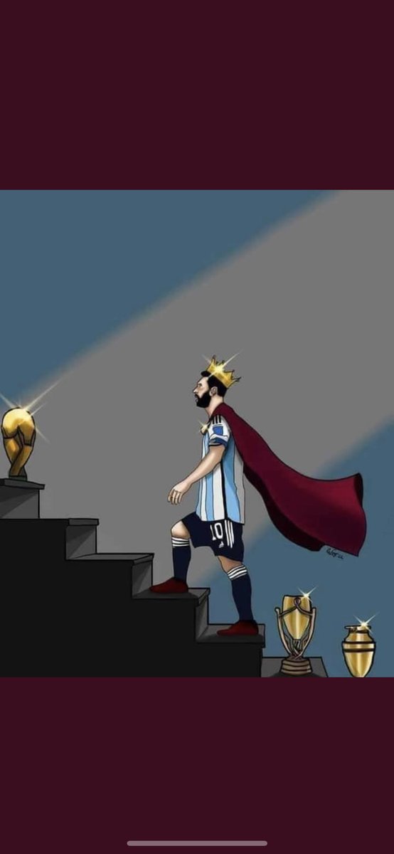 supra_0906's tweet photo. One more step go for it King 👑 #ArgentinaVsCroatia 🇦🇷💙🐐#Messi𓃵 https://t.co/g74Kd4yhNW