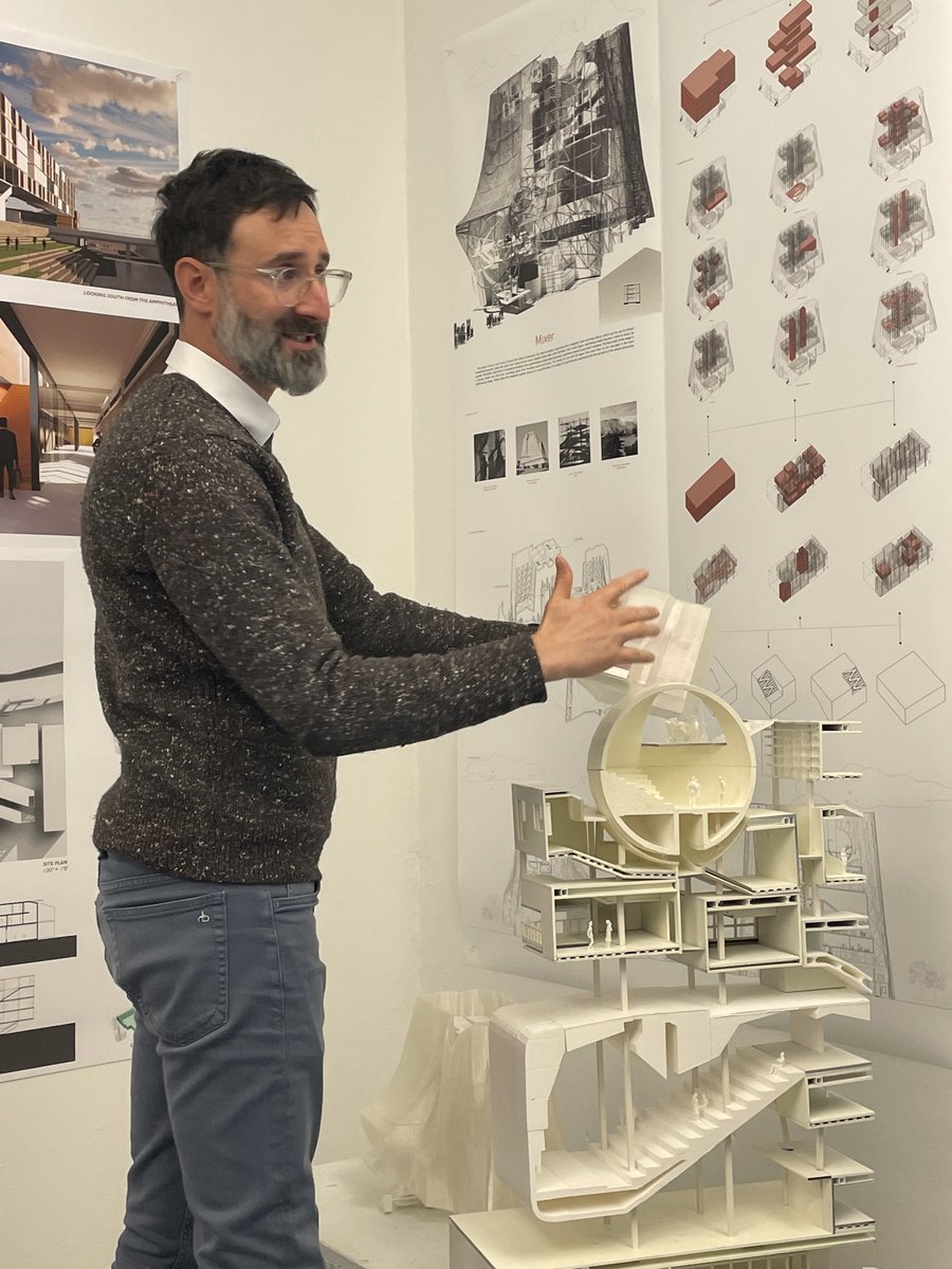 ErdyMcHenry's tweet photo. It's the moment we've all been waiting for, final reviews are in full swing! Incredible work!
@WeitzmanSchool
ARCH 601:Enterprise Music
#music #FinalReview #collaboration #housing #buildingthefuture #resilence #trusttheprocess #discovery #musica #design #architecture https://t.co/amBPhTNVf1
