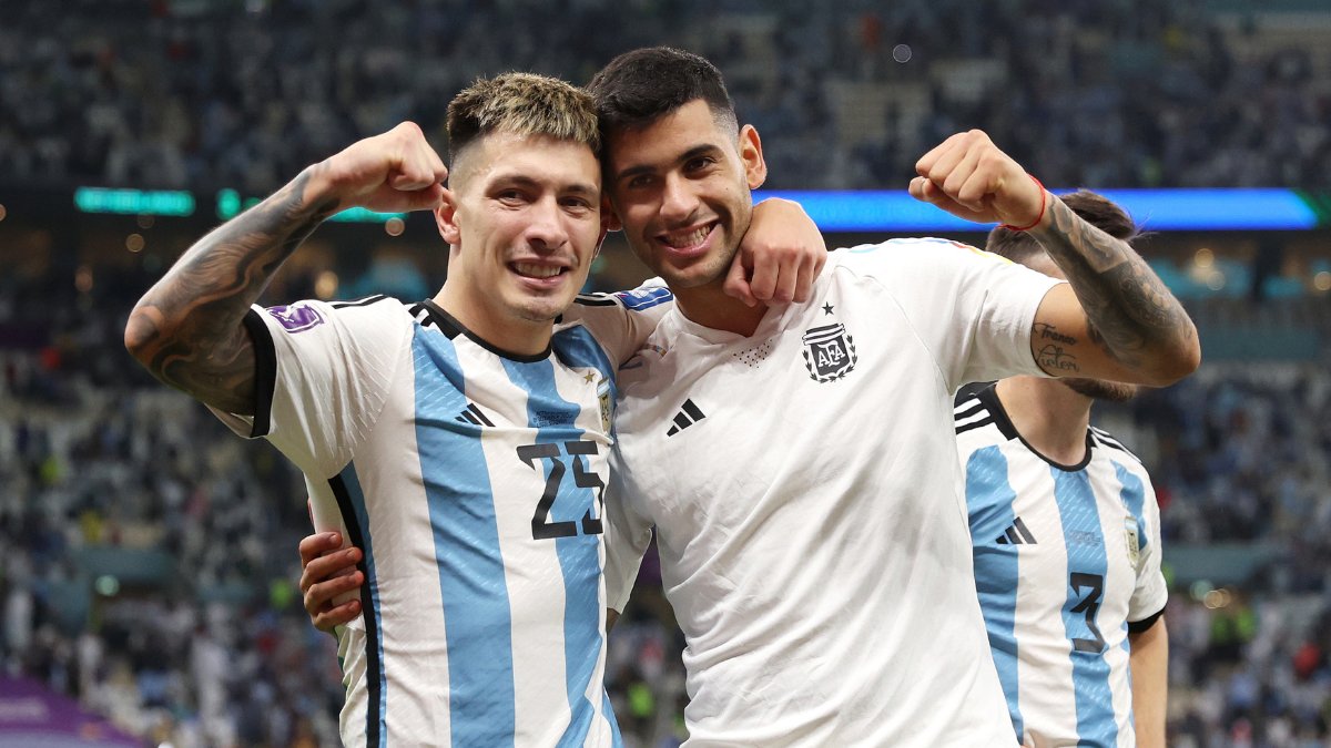 premierleague's tweet image. #FIFAWorldCup final bound 🇦🇷👏