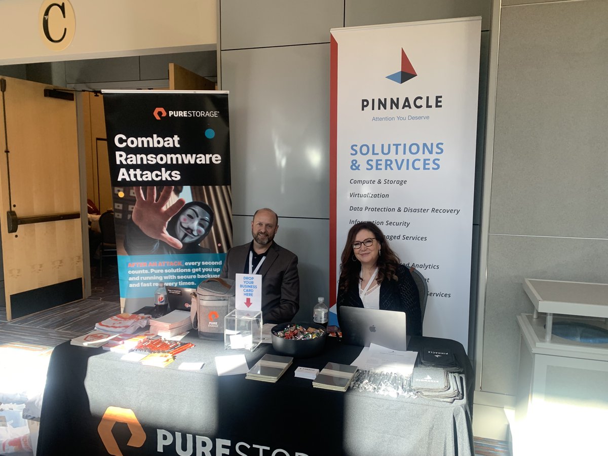 PBSPhantomWatch's tweet photo. Happy to be at Oklahoma's Digital Government Summit today with Pure Storage! Stop by our booth 😊 #OKDigitalGovSummit22 https://t.co/OLhidTjkHP