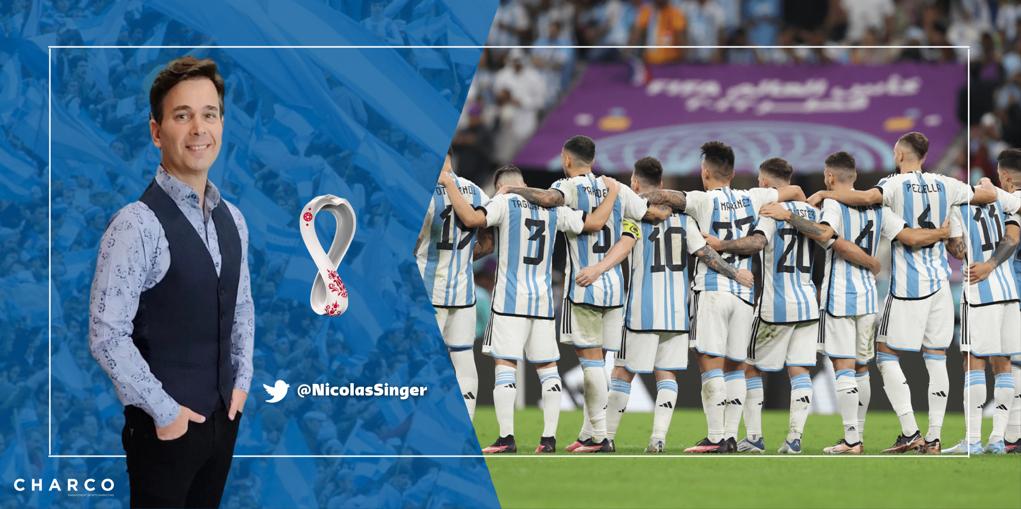 Finalistaaaaaaas‼️#Argentina goleó 3 a 0 Croacia y el domingo a las 11 hs va en su 6ta final Mundialista 

⚽ Messi de penal (34')- Julián Álvarez (39')- Julián Álvarez (69')