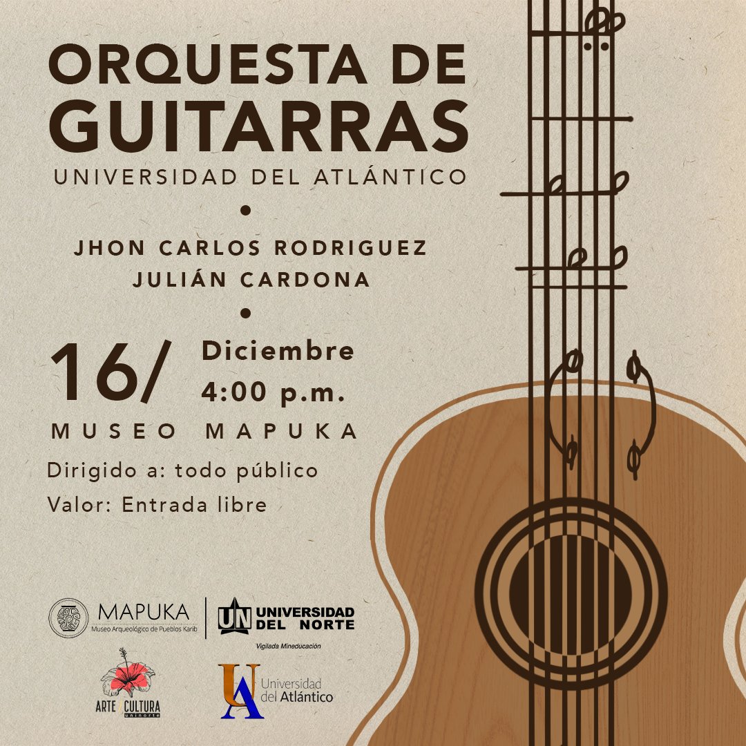MapukaUninorte's tweet photo. ¡Este viernes en el museo!

Entrada libre para todo público https://t.co/fJw2LTTHjF