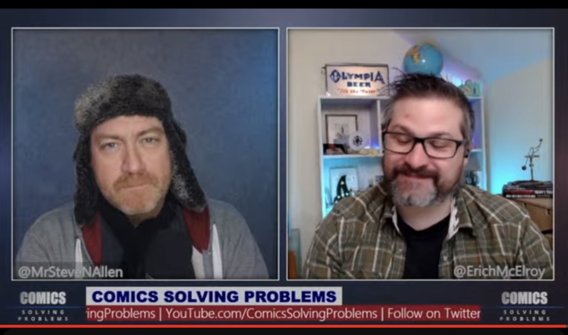 mrstevenallen's tweet photo. It's going well over on #ComicsSolvingProblems live stream. The shed studio has a crucial flaw during a cold spell. https://t.co/KYbRWpx6HE