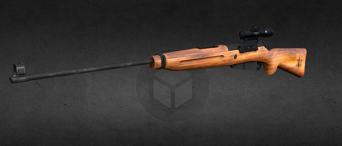 petrtlach's tweet photo. 3d model pušky vz.54 hotový... https://t.co/JTFB0HbRqv